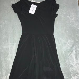 Flowy black dress